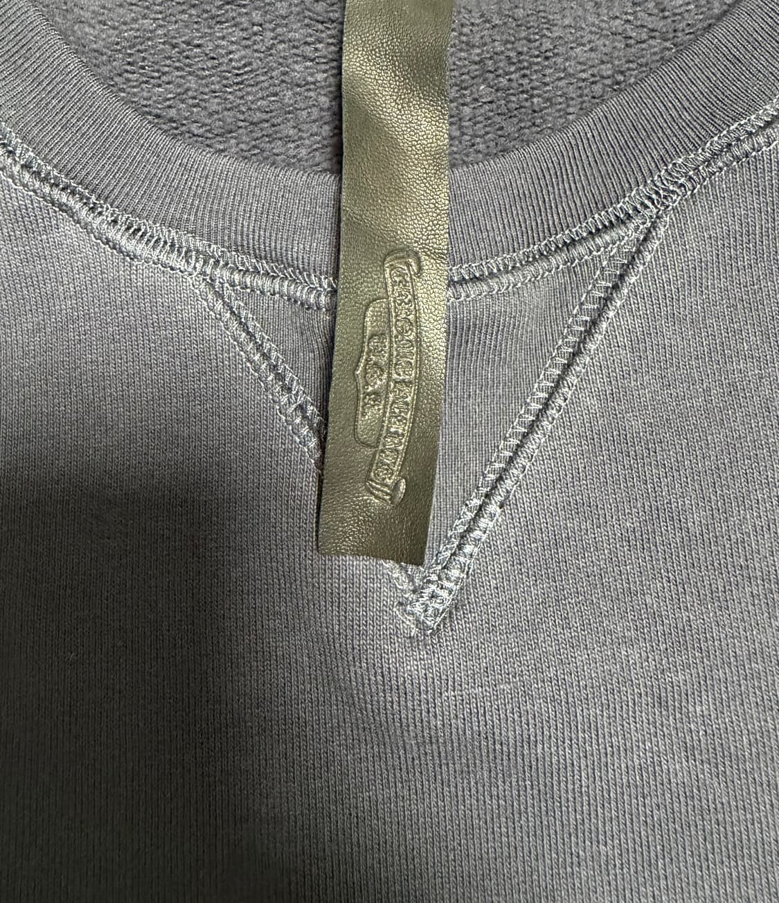 크롬하츠 레더패치 맨투맨 상품이미지4