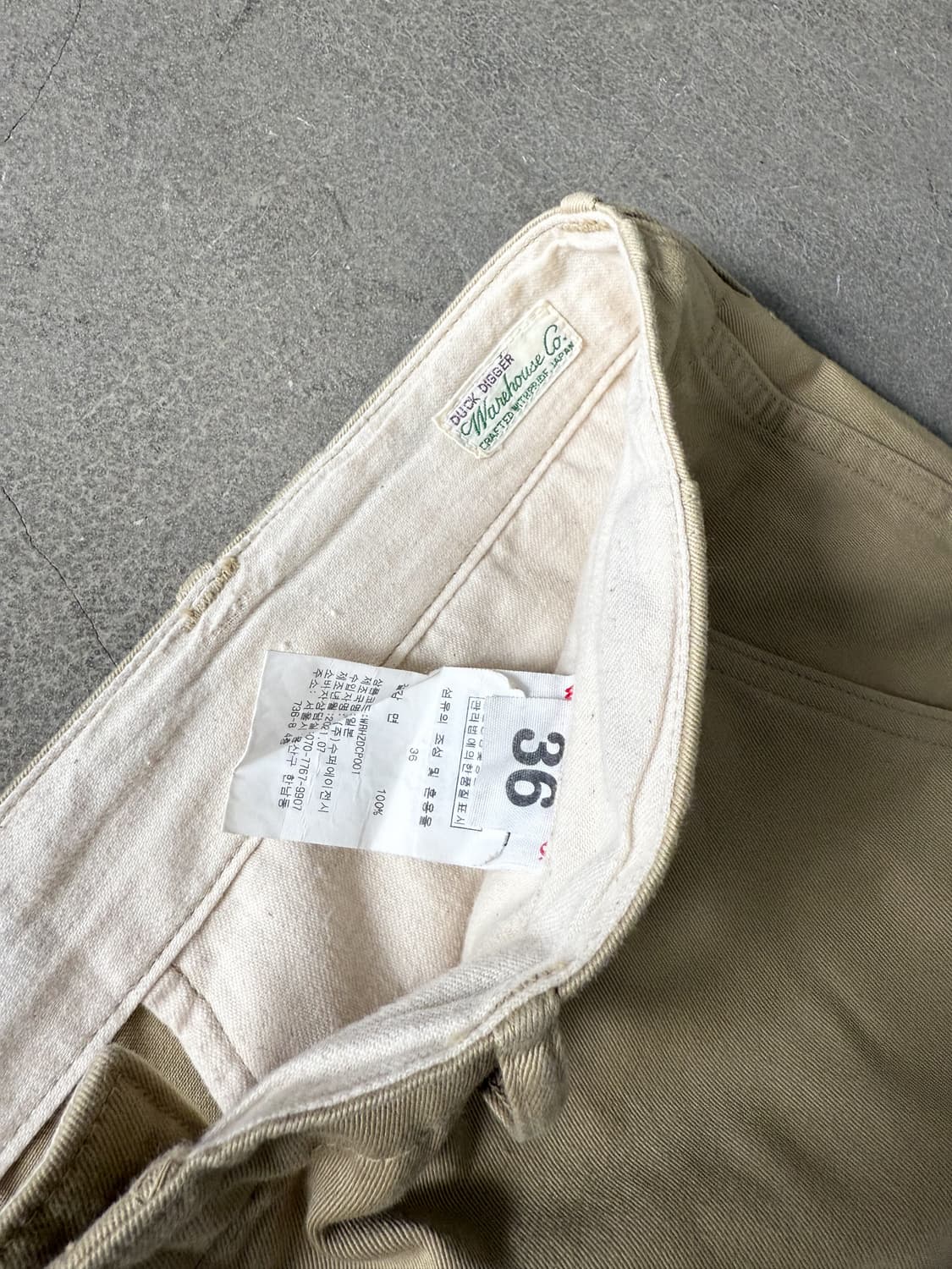 Warehouse Lot 1082 Chinos Duck Digger 상품이미지8
