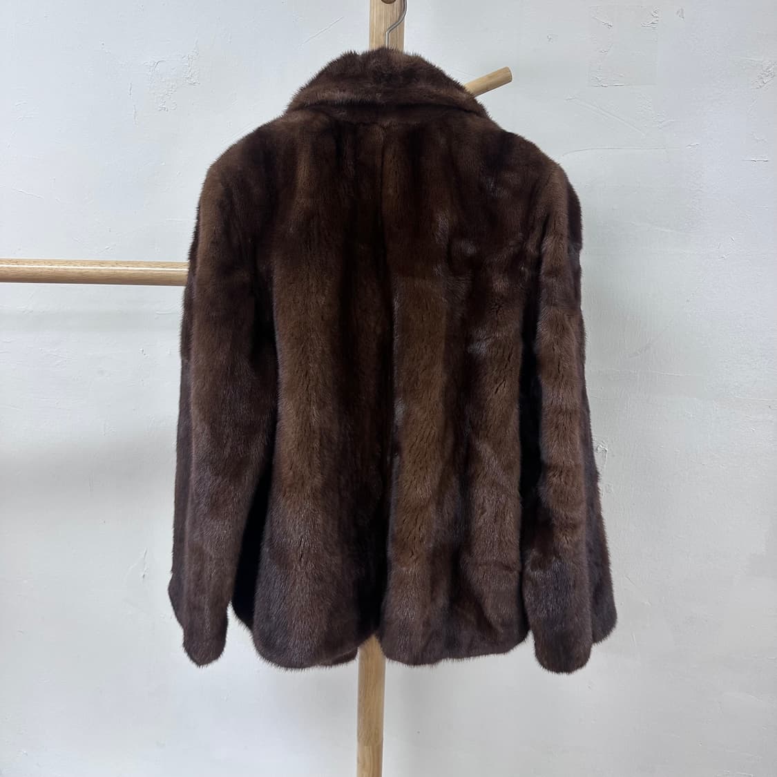 에소지아 브라운 NAFA 밍크 코트 자켓 (66) J28 상품이미지4