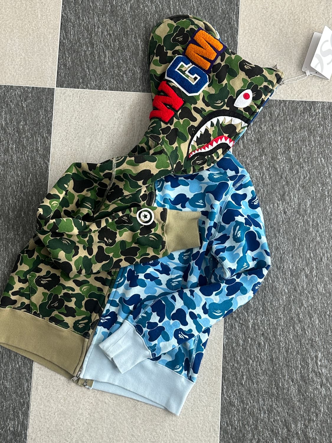 베이프 ABC 아수라 카모 풀 후드집업  상품이미지6