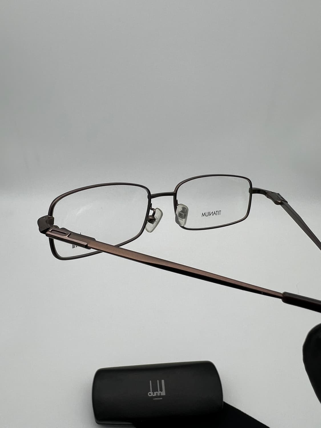 던힐 dunhill 직사각 메탈테 안경 DU06404 상품이미지6