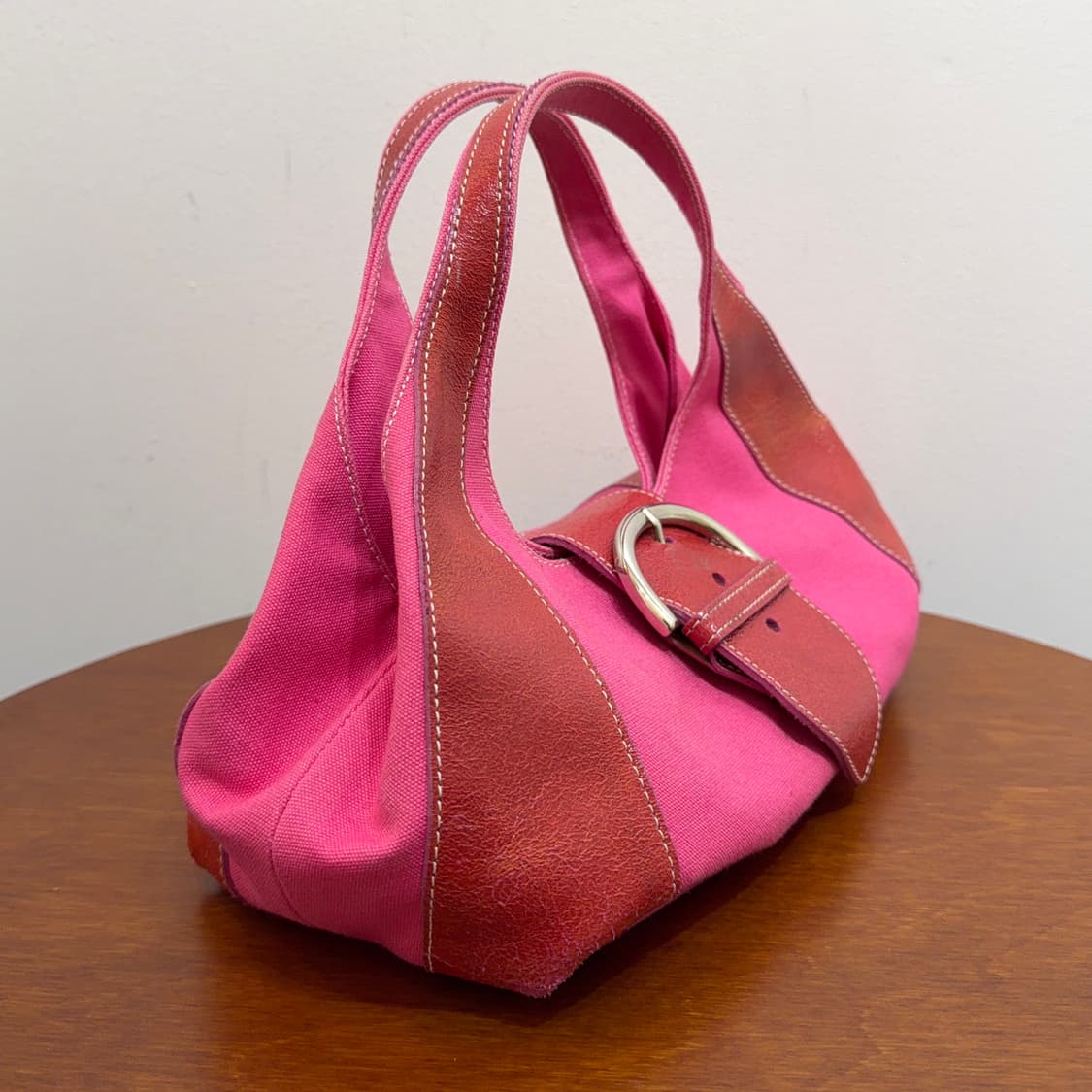Gianni Chiarini 이태리 코튼 레더 토트백 상품이미지5