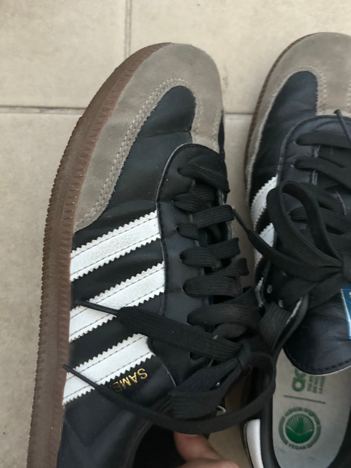 아디다스 삼바 비건 블랙 235 상품이미지6