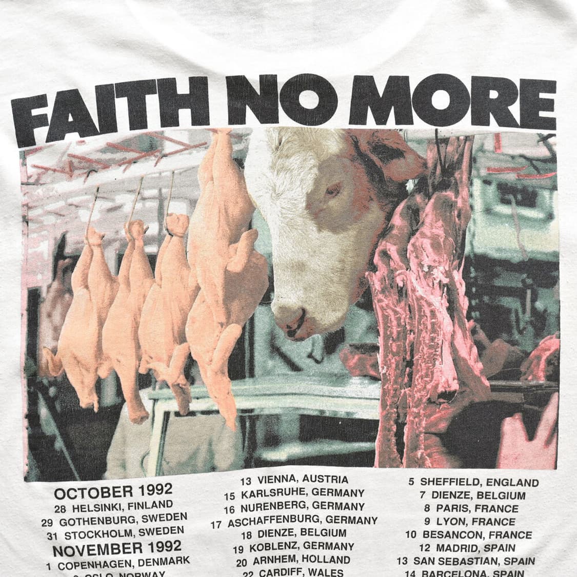 90s Faith No More 페이스 노 모어 빈티지 티셔츠 상품이미지4
