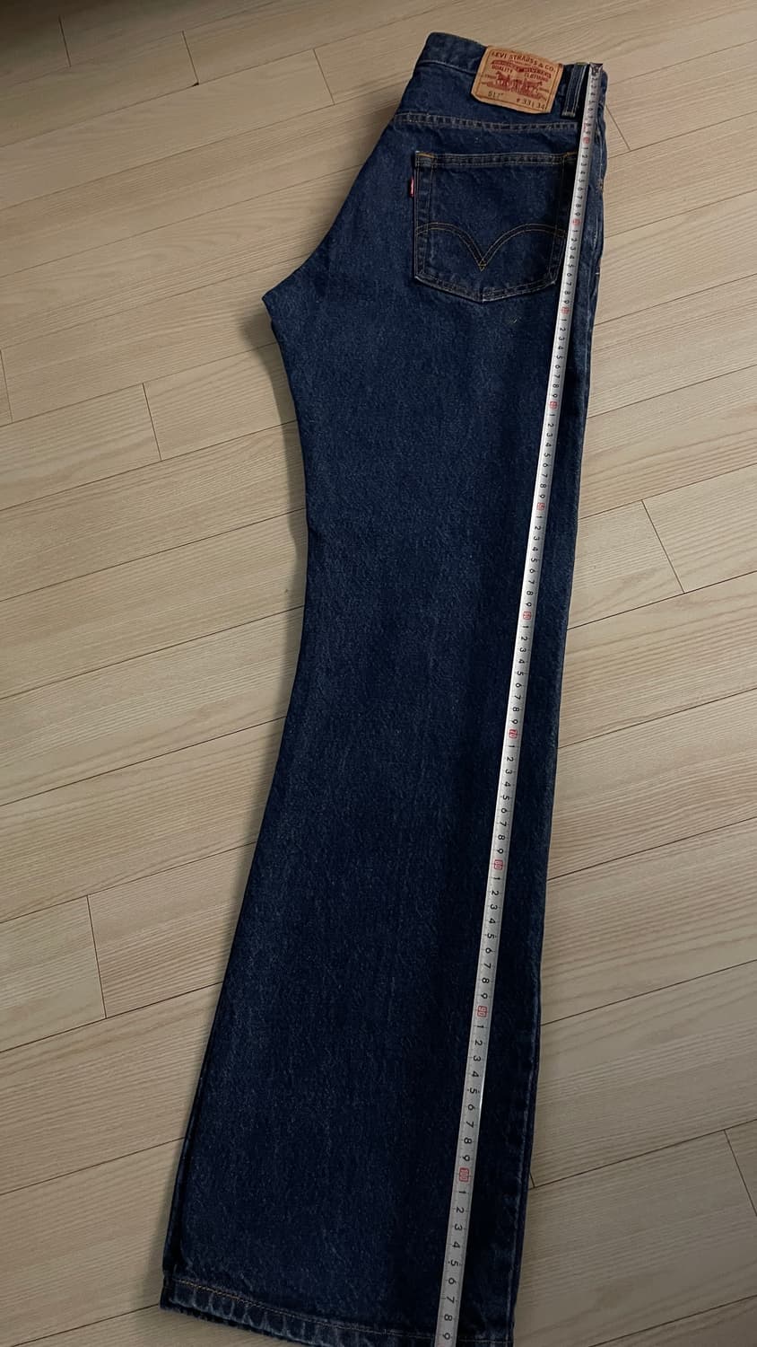 리바이스 517 부츠컷 (33/34) 진청 팝니다 상품이미지3