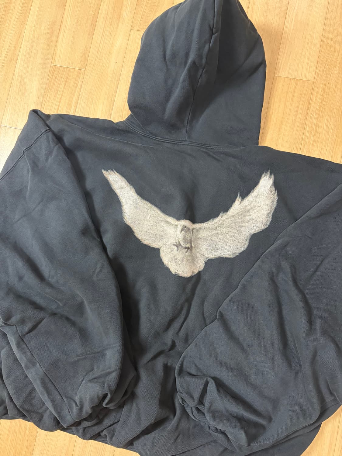 이지갭 도브 발렌시아가 후드 워시드 블랙 상품이미지1