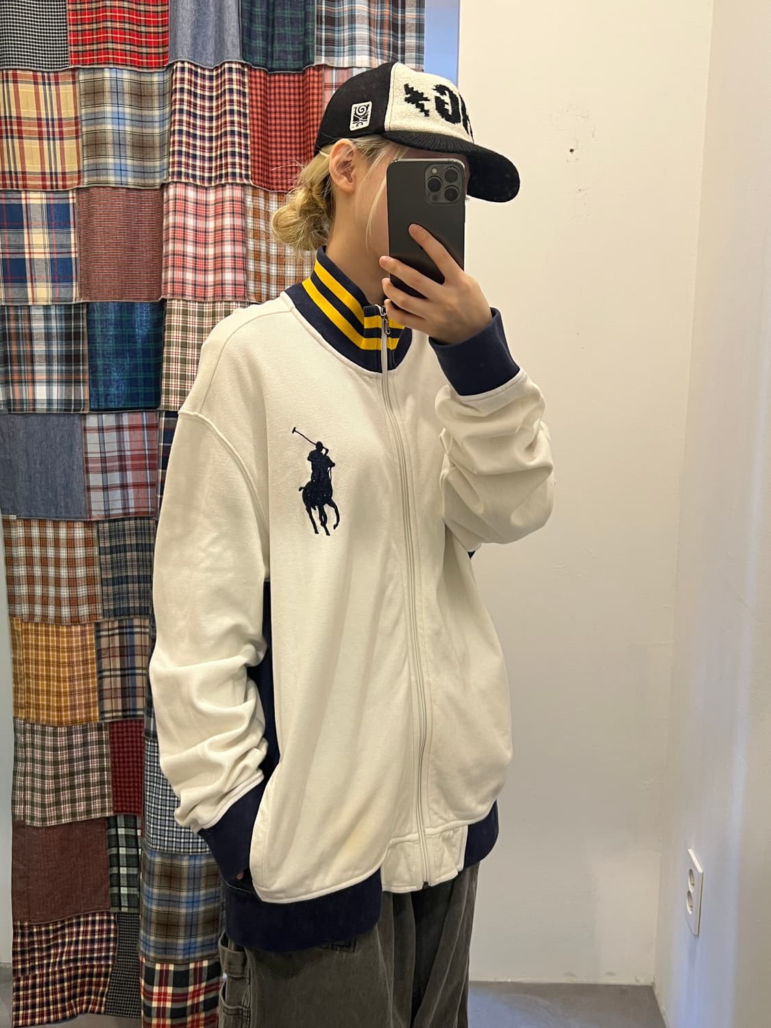 폴로 빅포니 화이트 집업 상품이미지2