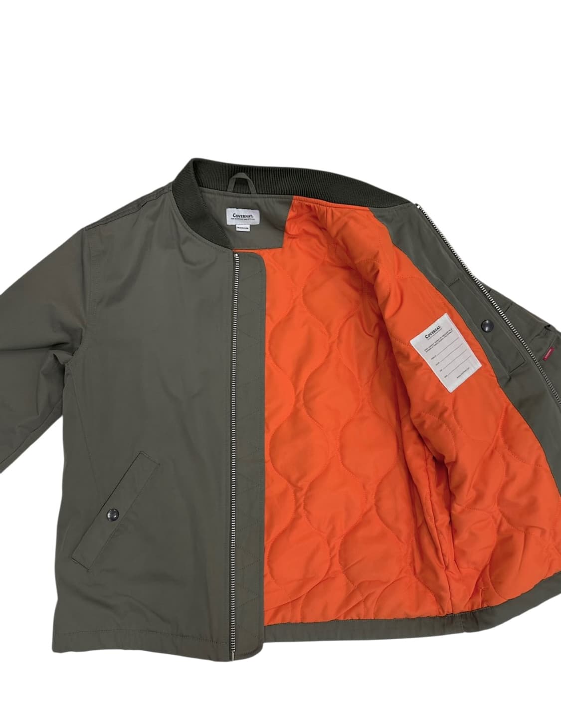 커버낫 MA-1 누빔 항공점퍼 카키 (M) 상품이미지8