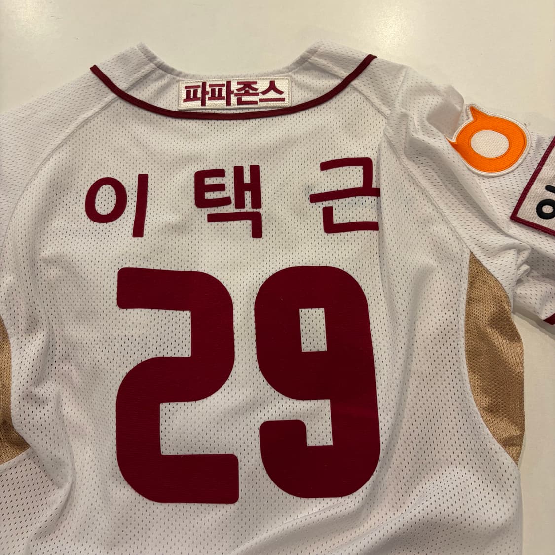 [L] 나이키 넥센 이택근 히어로즈 야구 유니폼 반팔 E232 상품이미지8