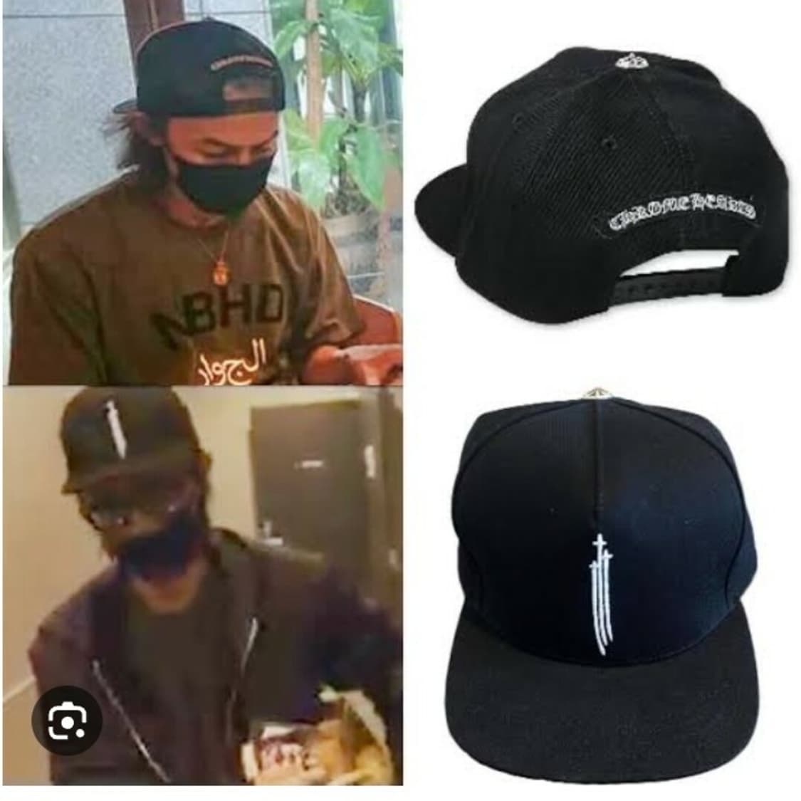 크롬하츠 RS3 크로스 베이스볼 트러커캡 블랙 상품이미지10