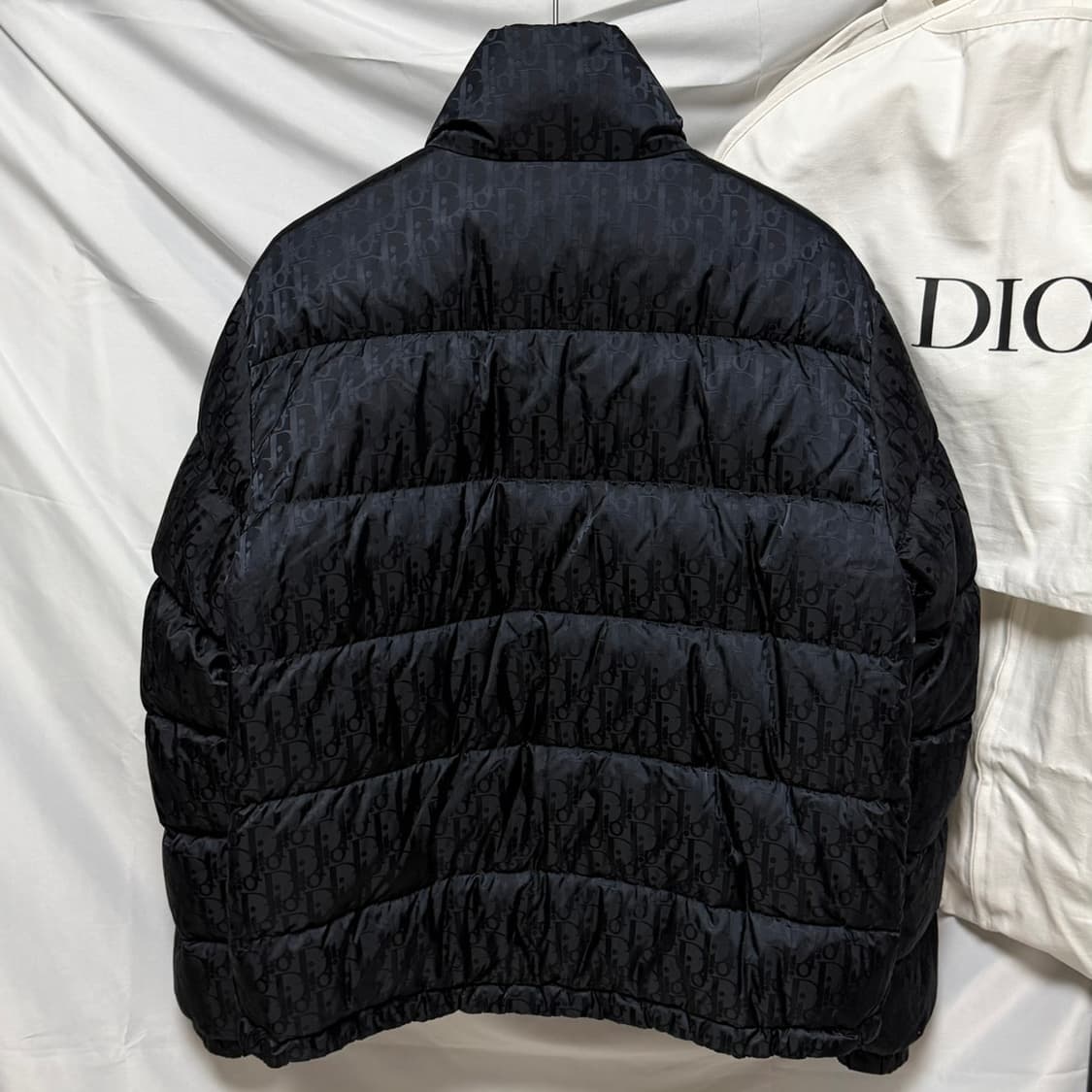 [S+급/50] 디올 오블리크 패딩 블랙 풀구성 상품이미지4
