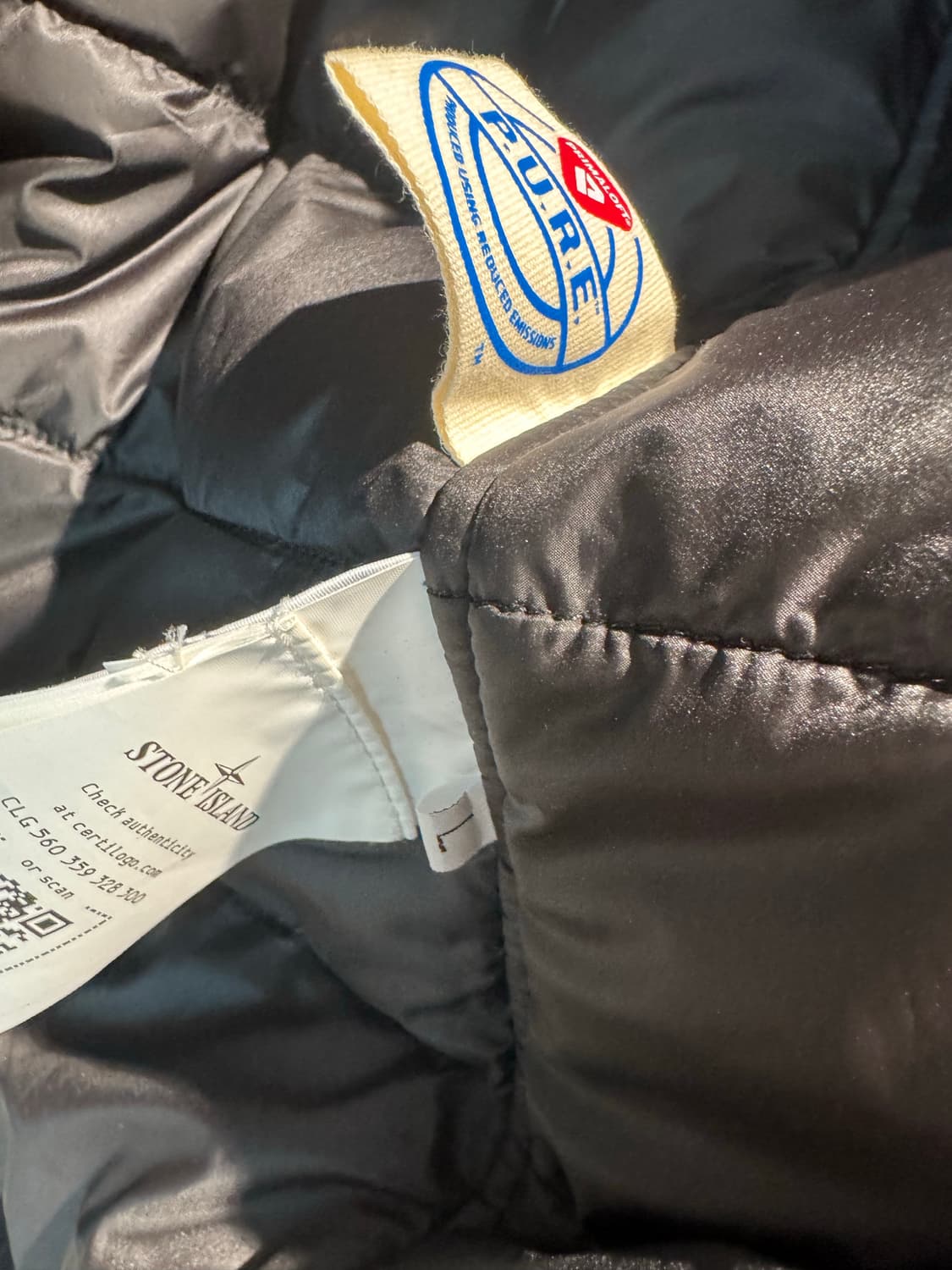 스톤 아일랜드 마이크로 트윌 카코트 네이비 L사이즈 판매 상품이미지3