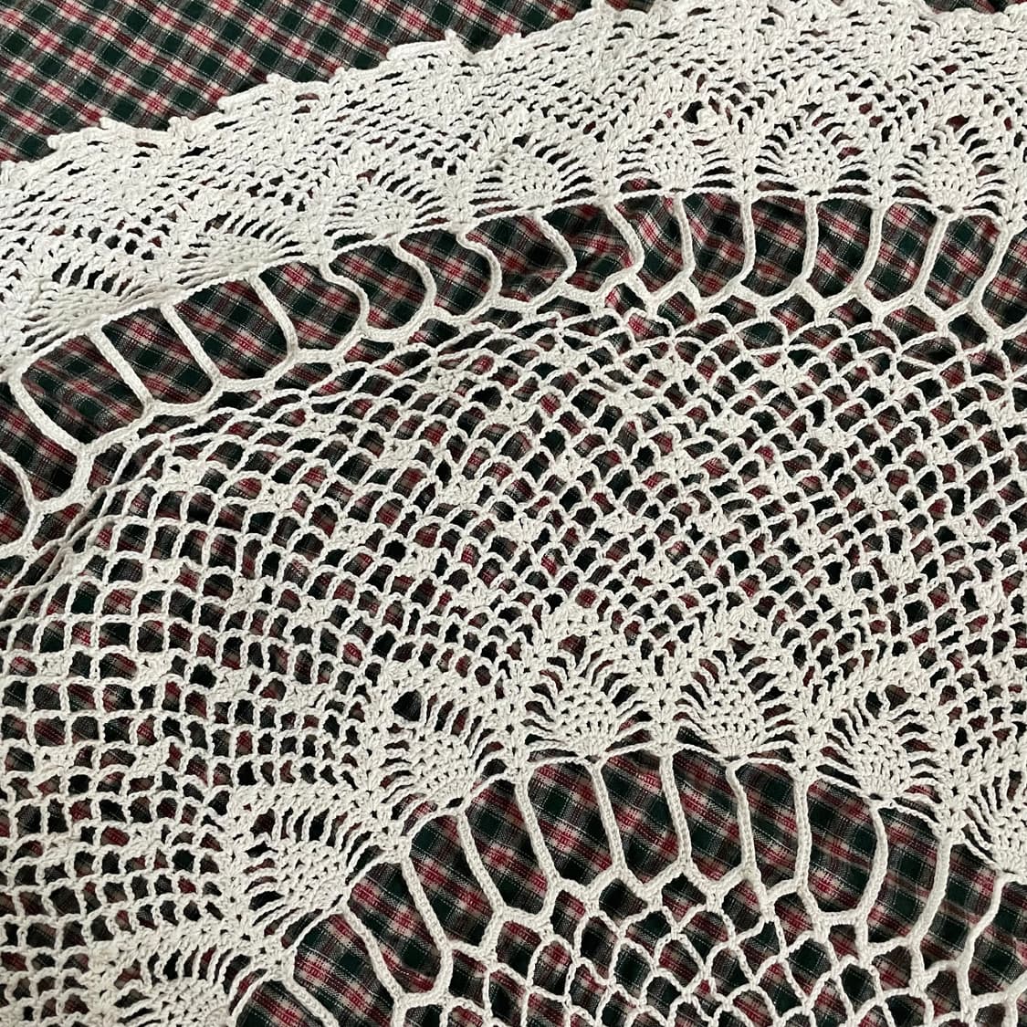 빈티지 크로쉐 뜨개 원형매트 상품이미지5