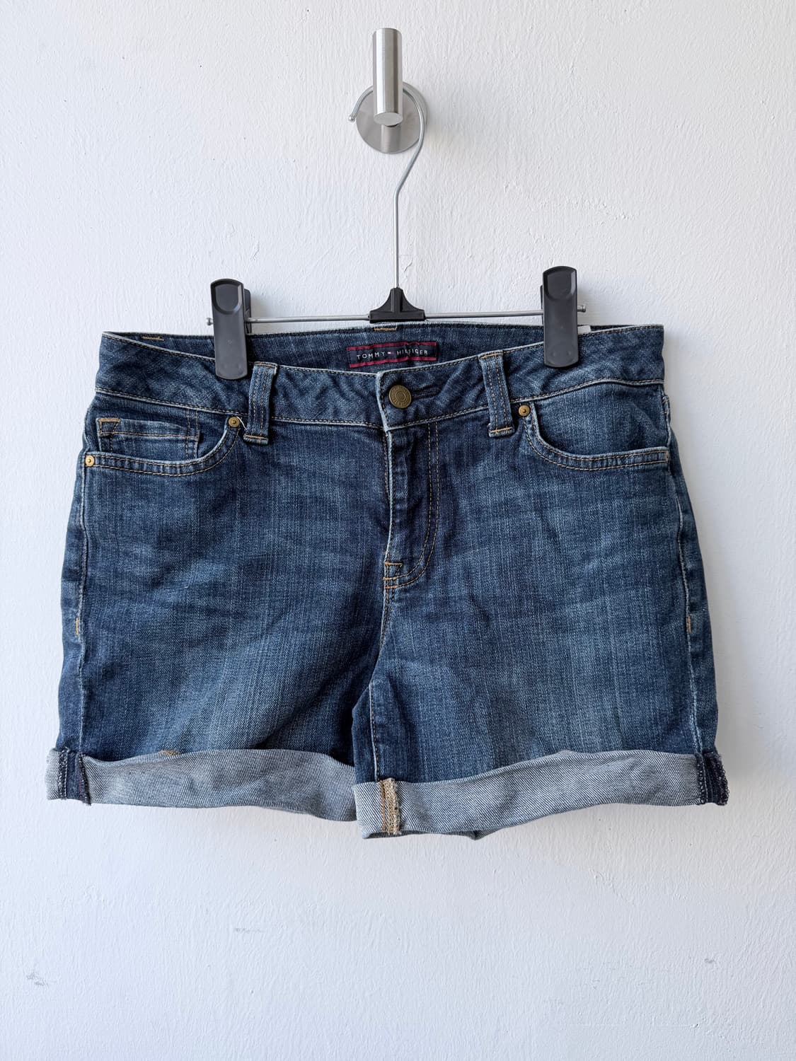 빈티지 데님 숏 팬츠 상품이미지1