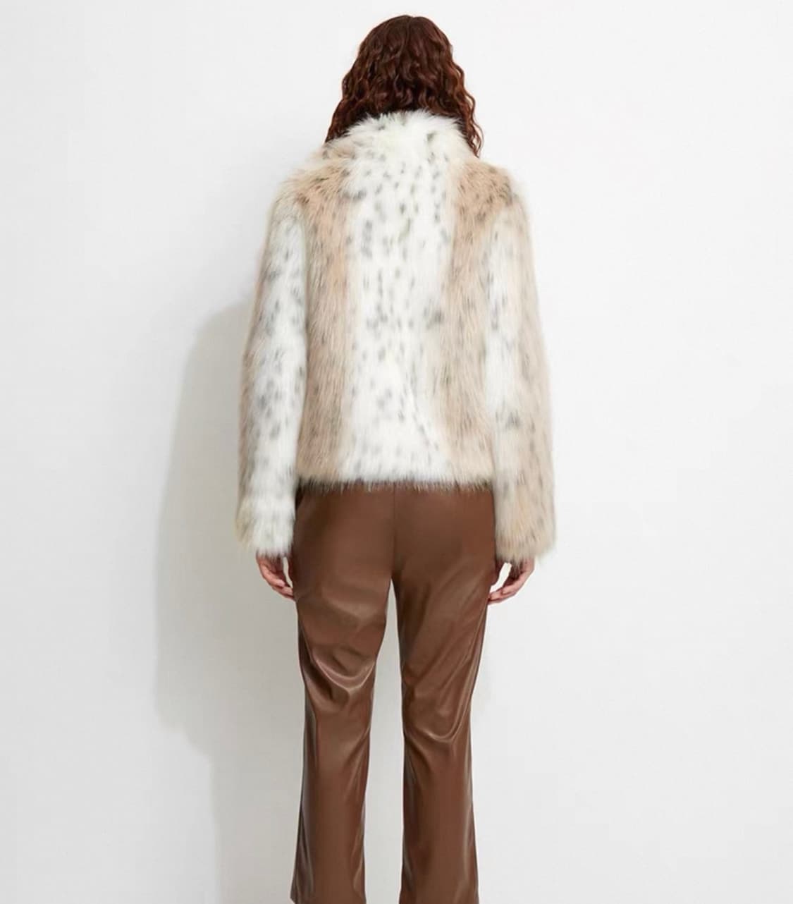 빈티지 호피 퍼 자켓 상품이미지2