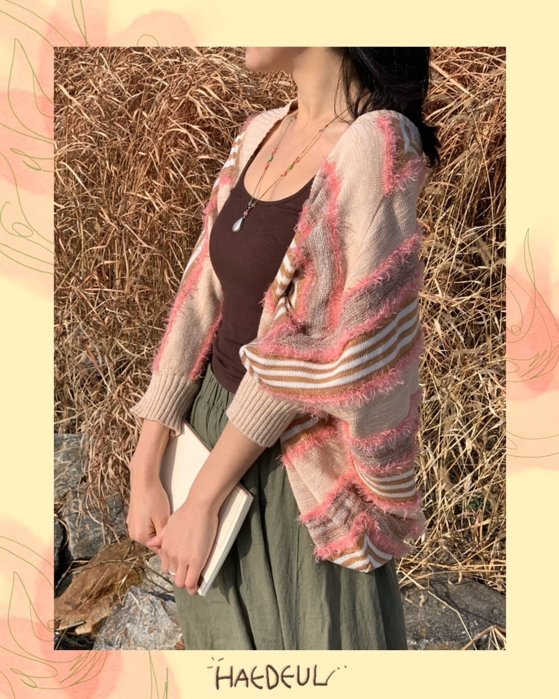 햇살 몽글 가오리 가디건 상품이미지6