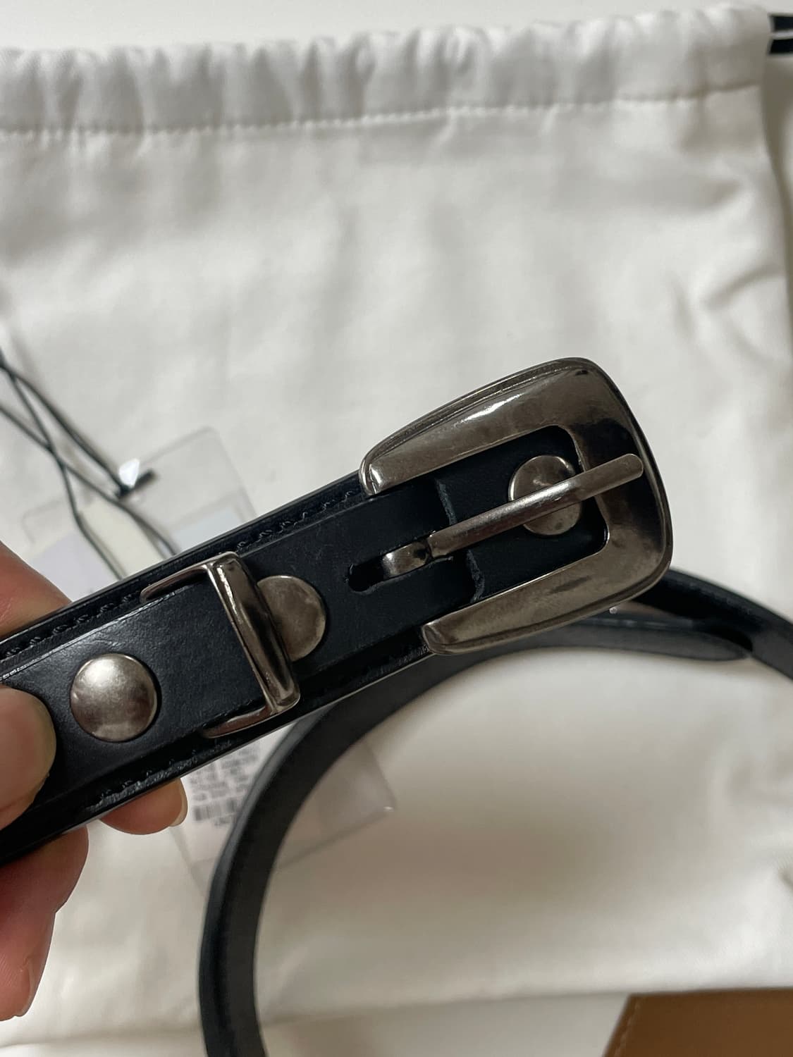 르메르 웨스턴 벨트 블랙 90 상품이미지2