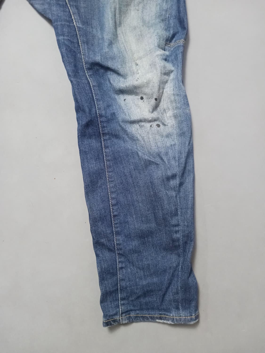 [38] 디스퀘어드2 더티오일 레드탭 타이디바이커진 청바지 상품이미지5