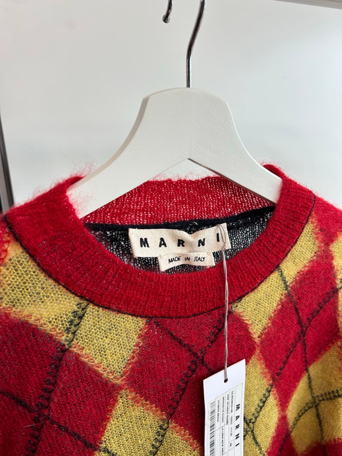 마르니 프레이드 아가일 니트 풀오버 상품이미지5