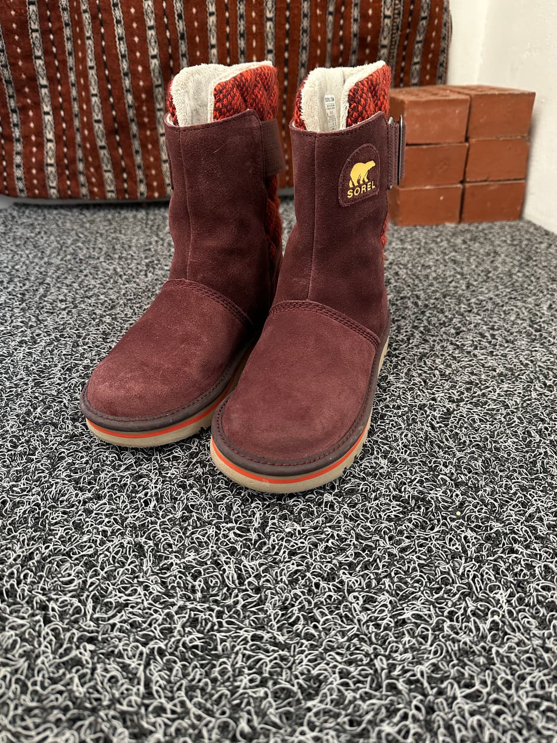 Sorel 여성 부츠 버건디 230mm 상품이미지1