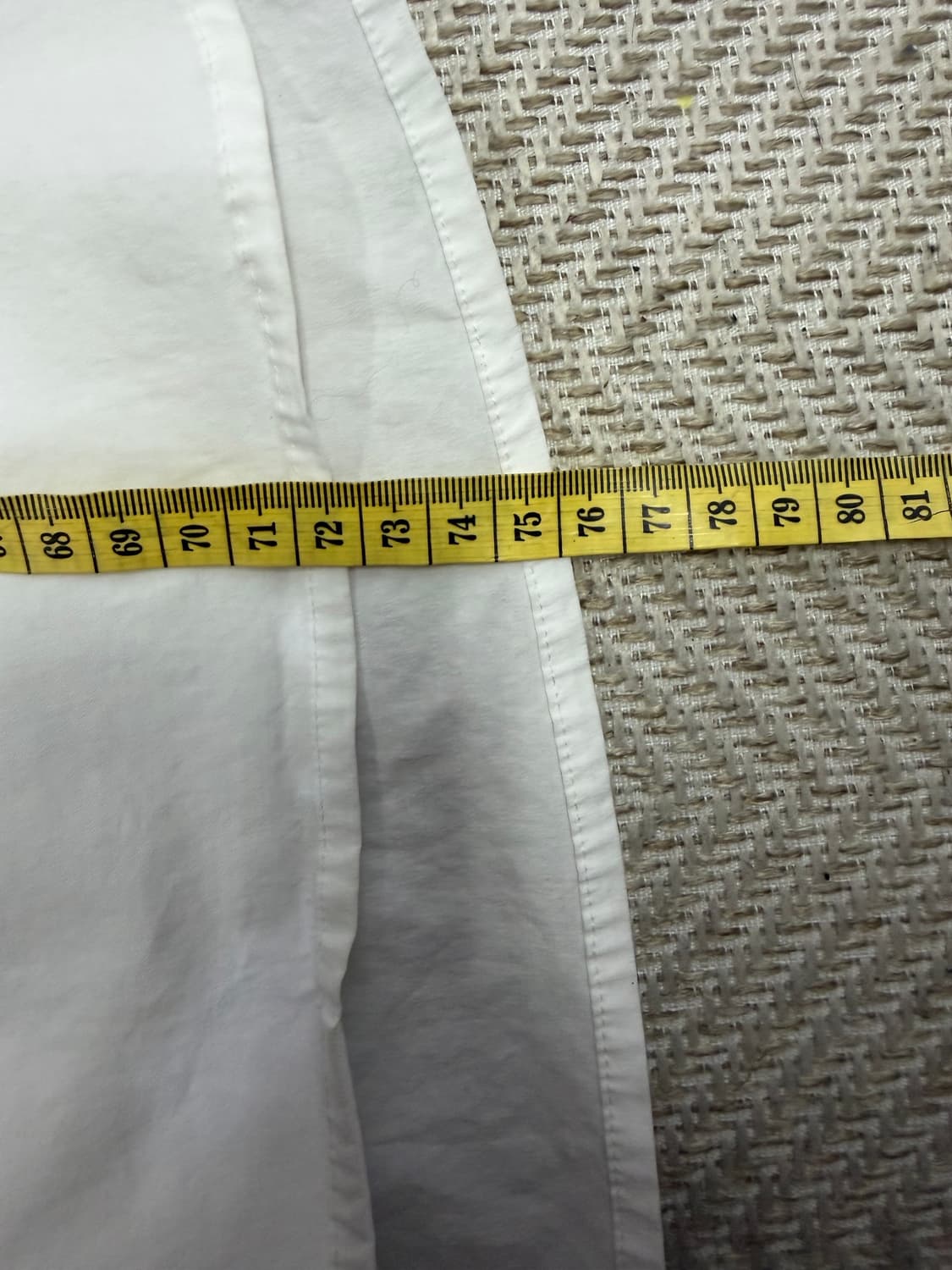 정품) 타임옴므 한섬 흰색 셔츠 남방 100 상품이미지9