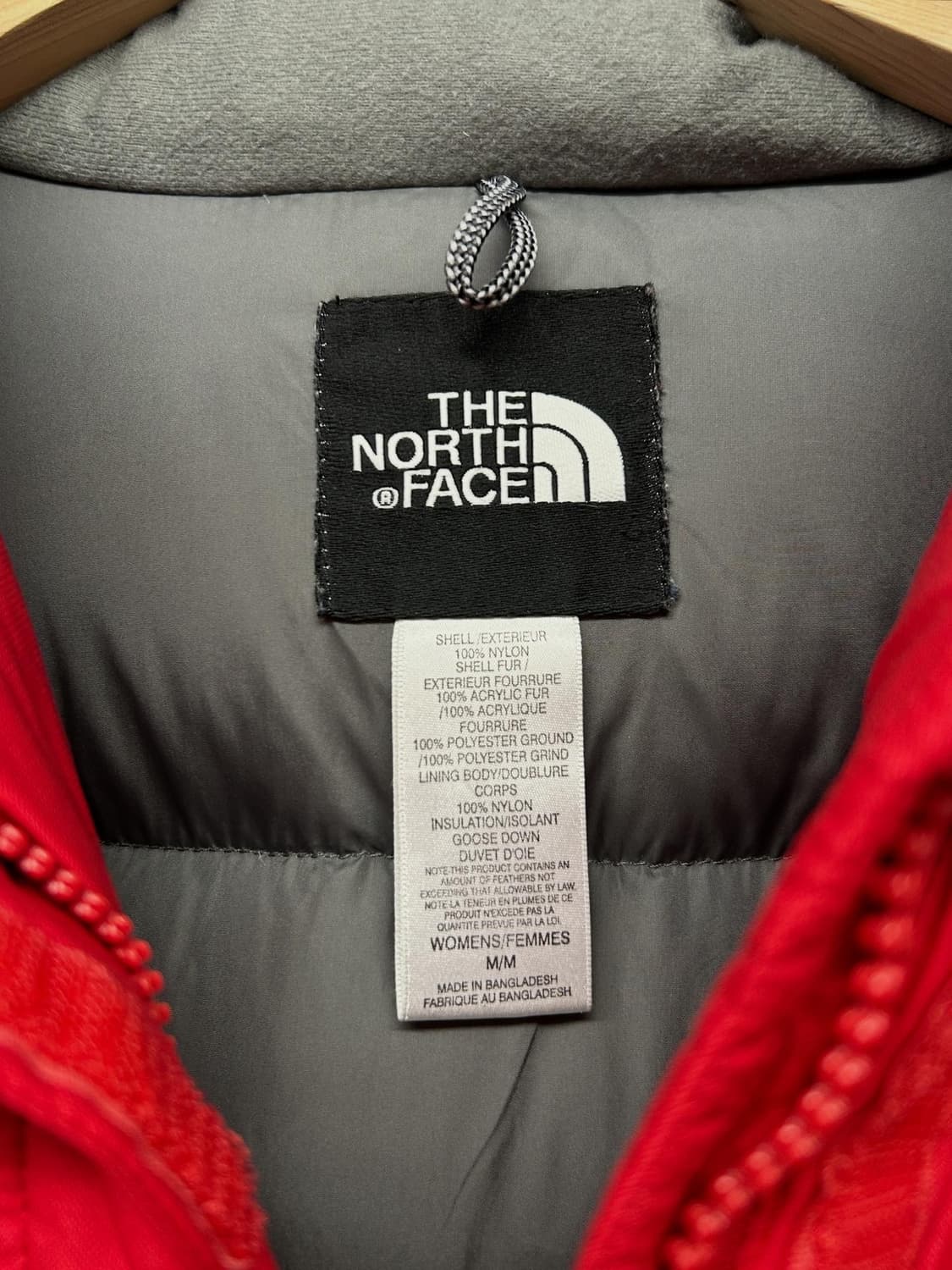 노스페이스 빨간색 후드 패딩 HyVent 상품이미지4