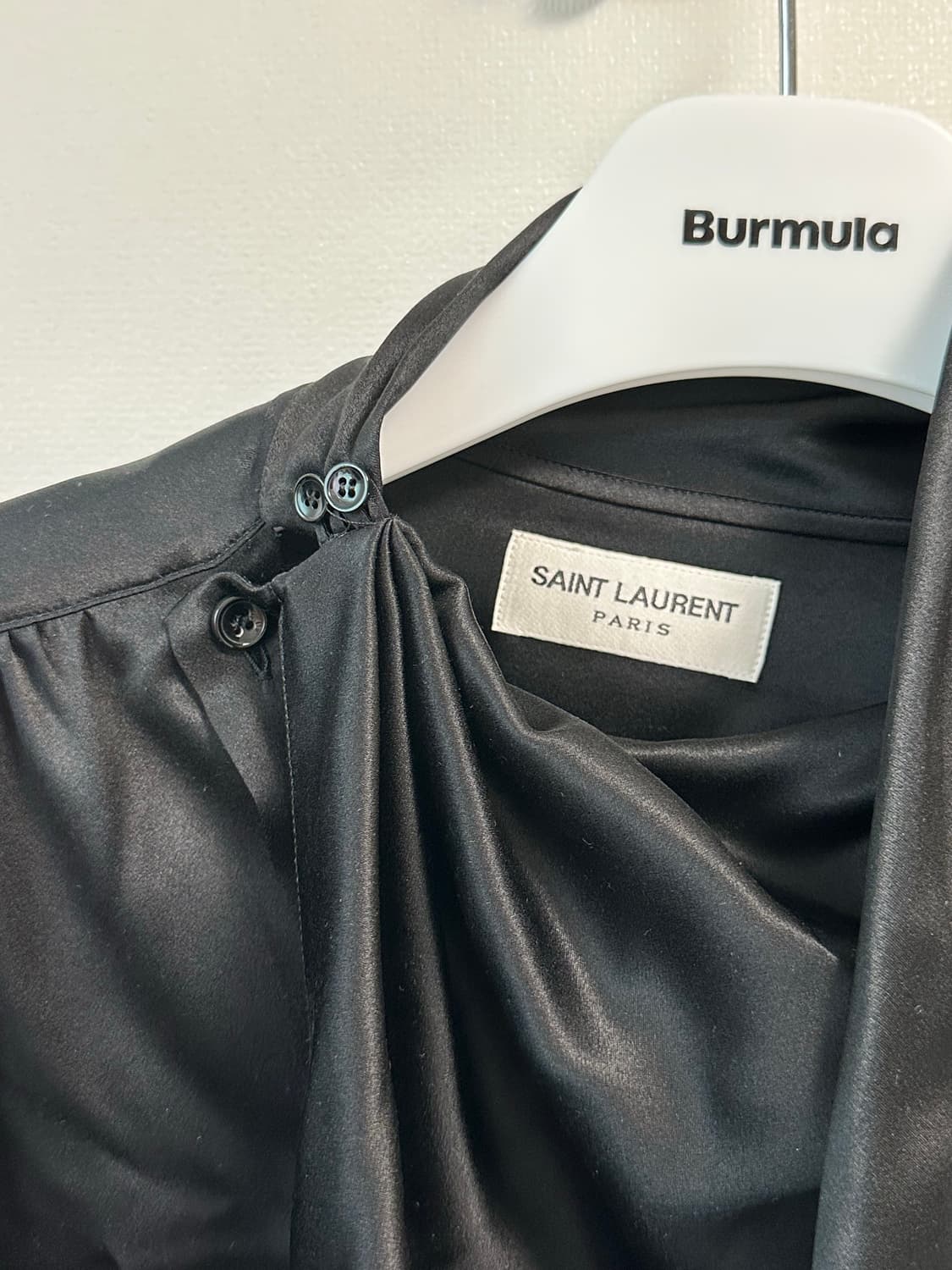 (새상품)생로랑 23SS 스카프 실크 셔츠 - 40Size 상품이미지5