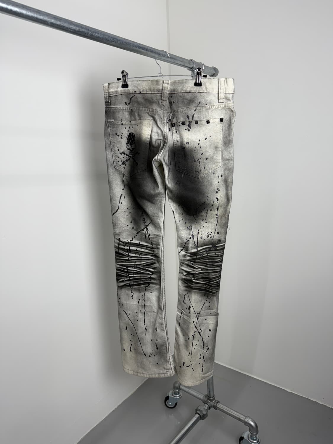 KHI Spray Painting Wrinkle Denim 상품이미지2