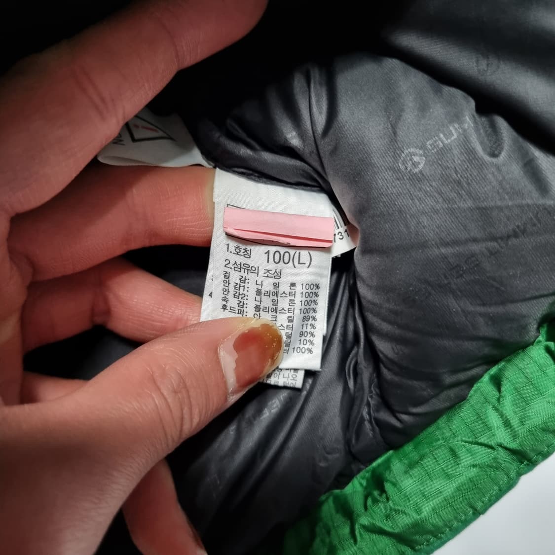 노스페이스 서밋 UIAA 고사인탄 패딩  상품이미지6