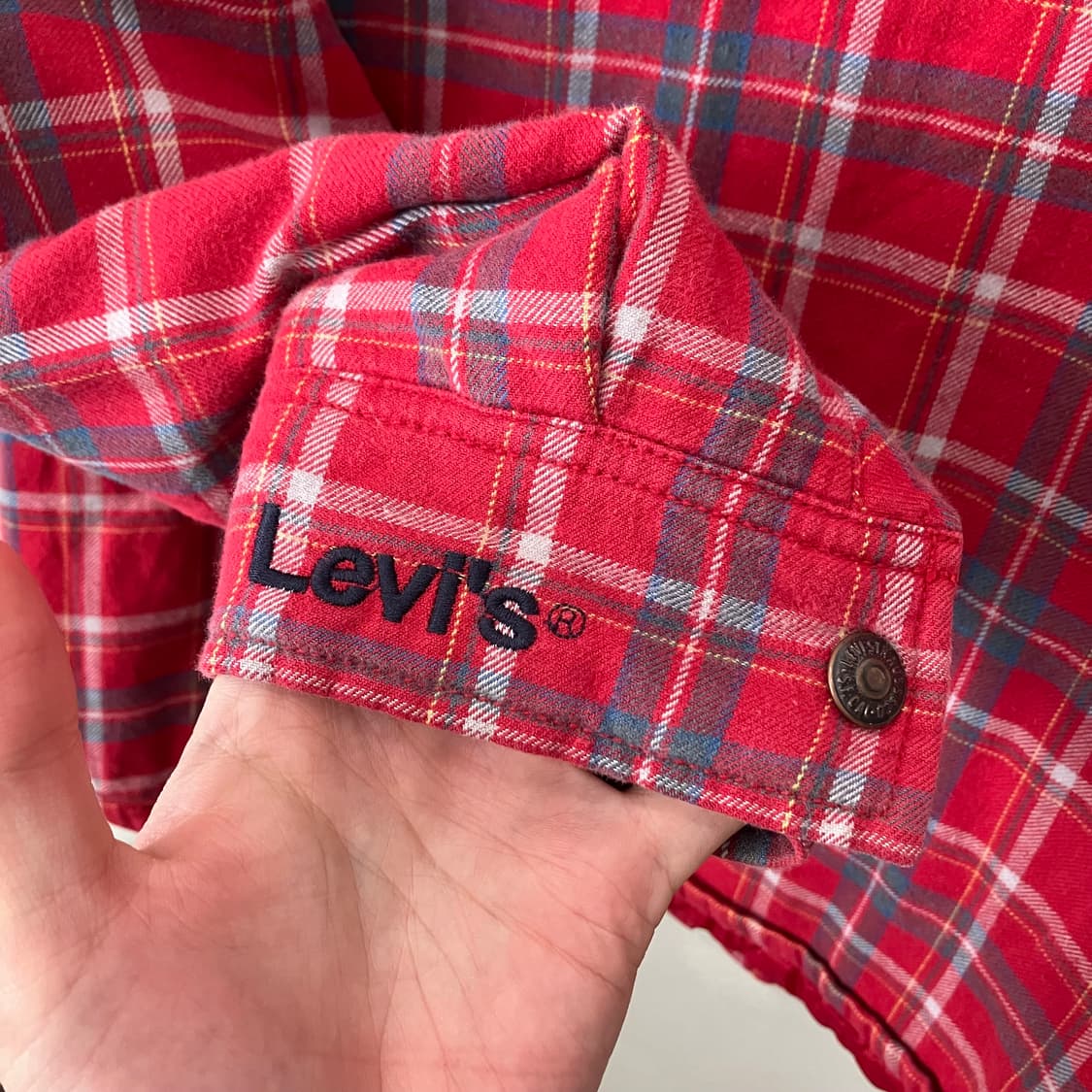 121 리바이스 누빔 셔츠 자켓 상품이미지3