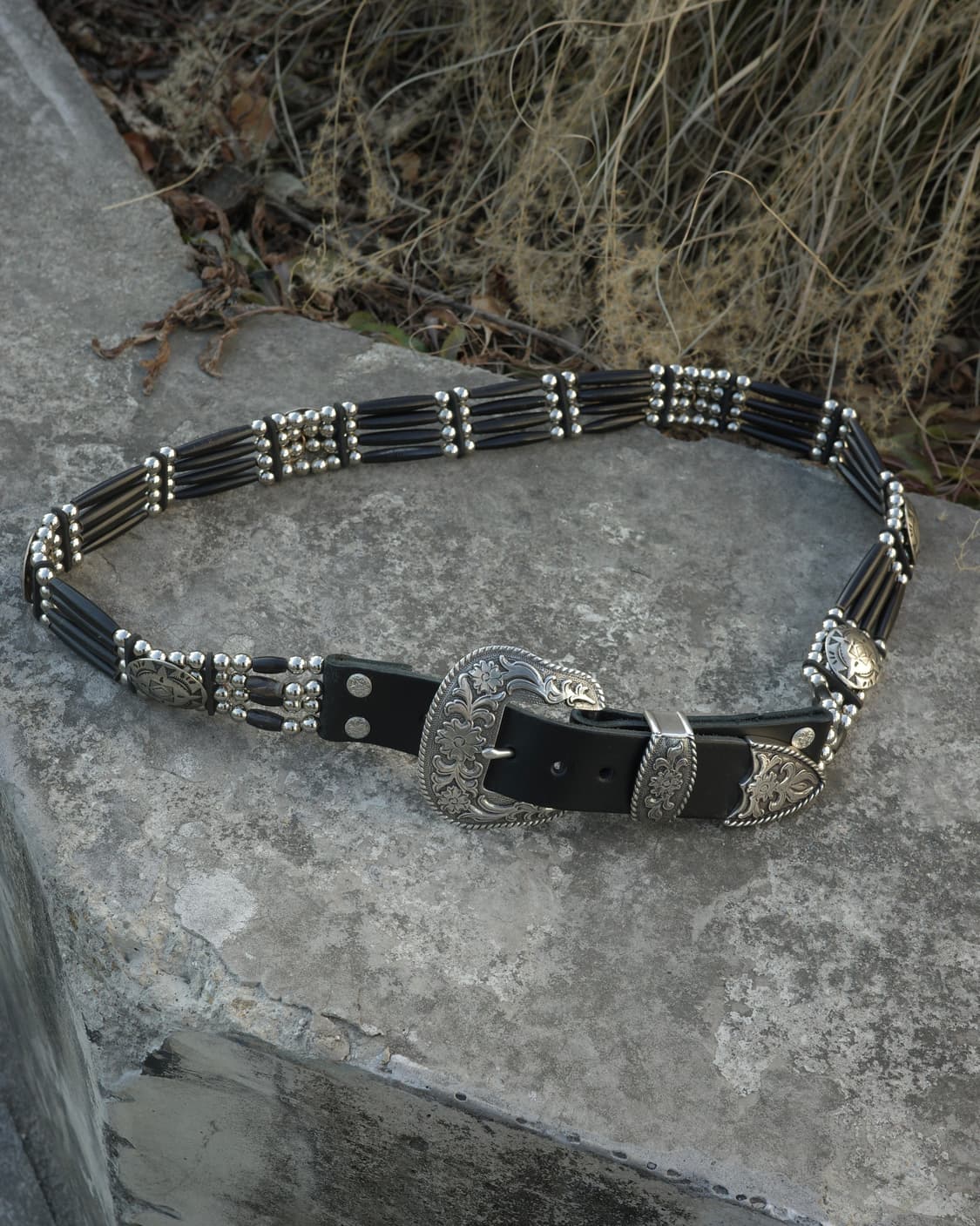 빈티지 헤어파이프 콘초 웨스턴 벨트 상품이미지1