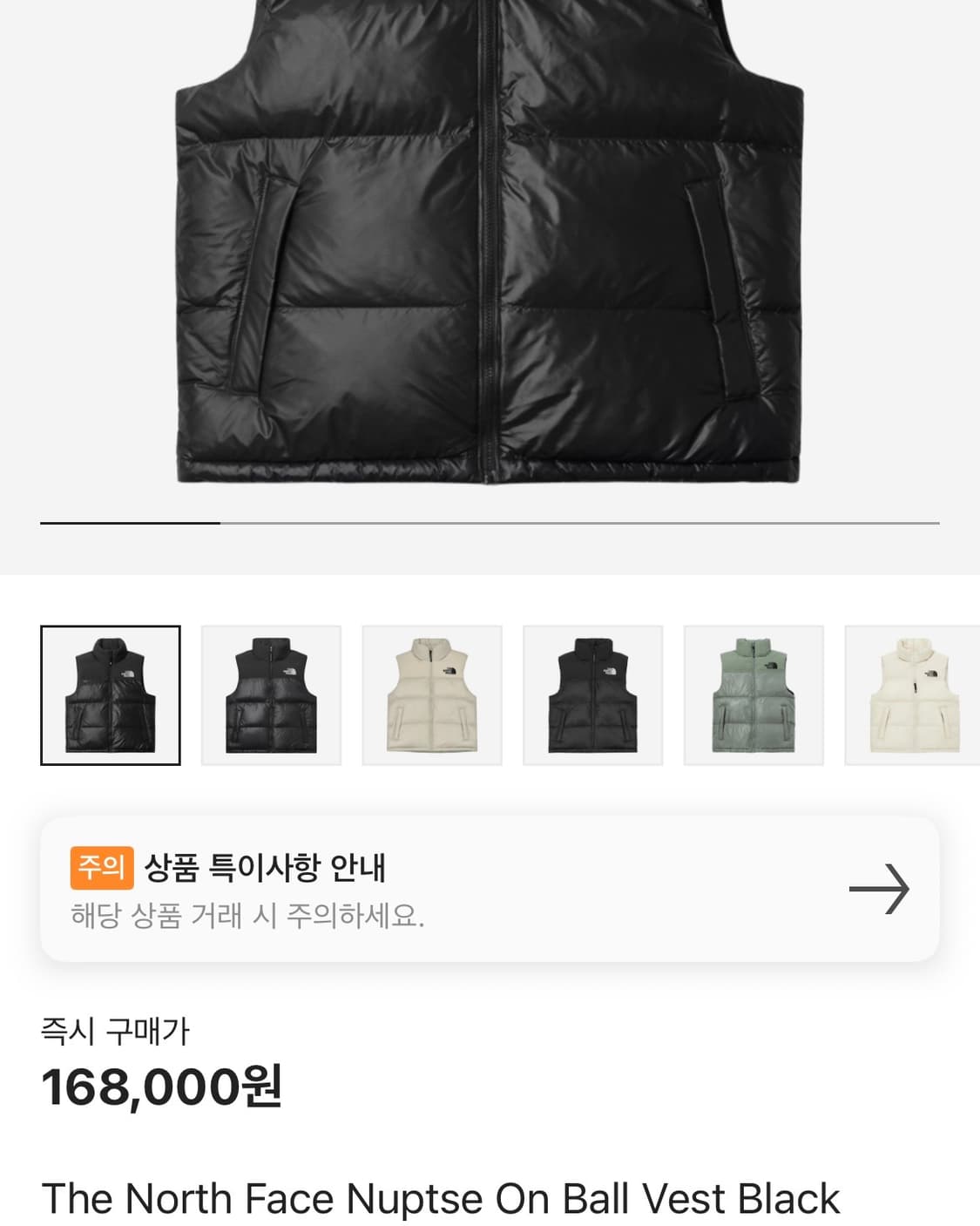 노스페이스 눕시 온볼 베스트 상품이미지2