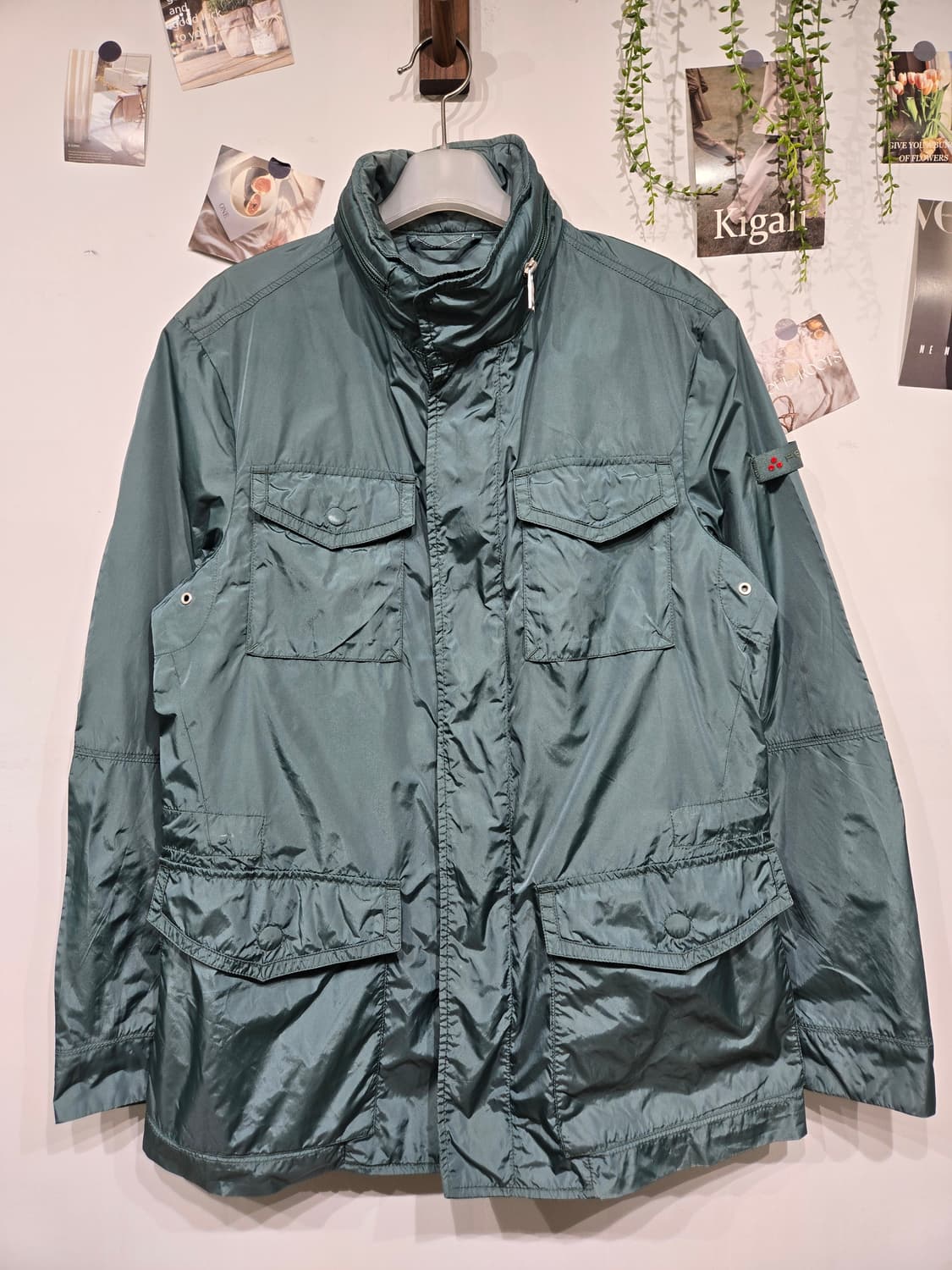 페트레이 이리데슨트 그린 야상 자켓 상품이미지3