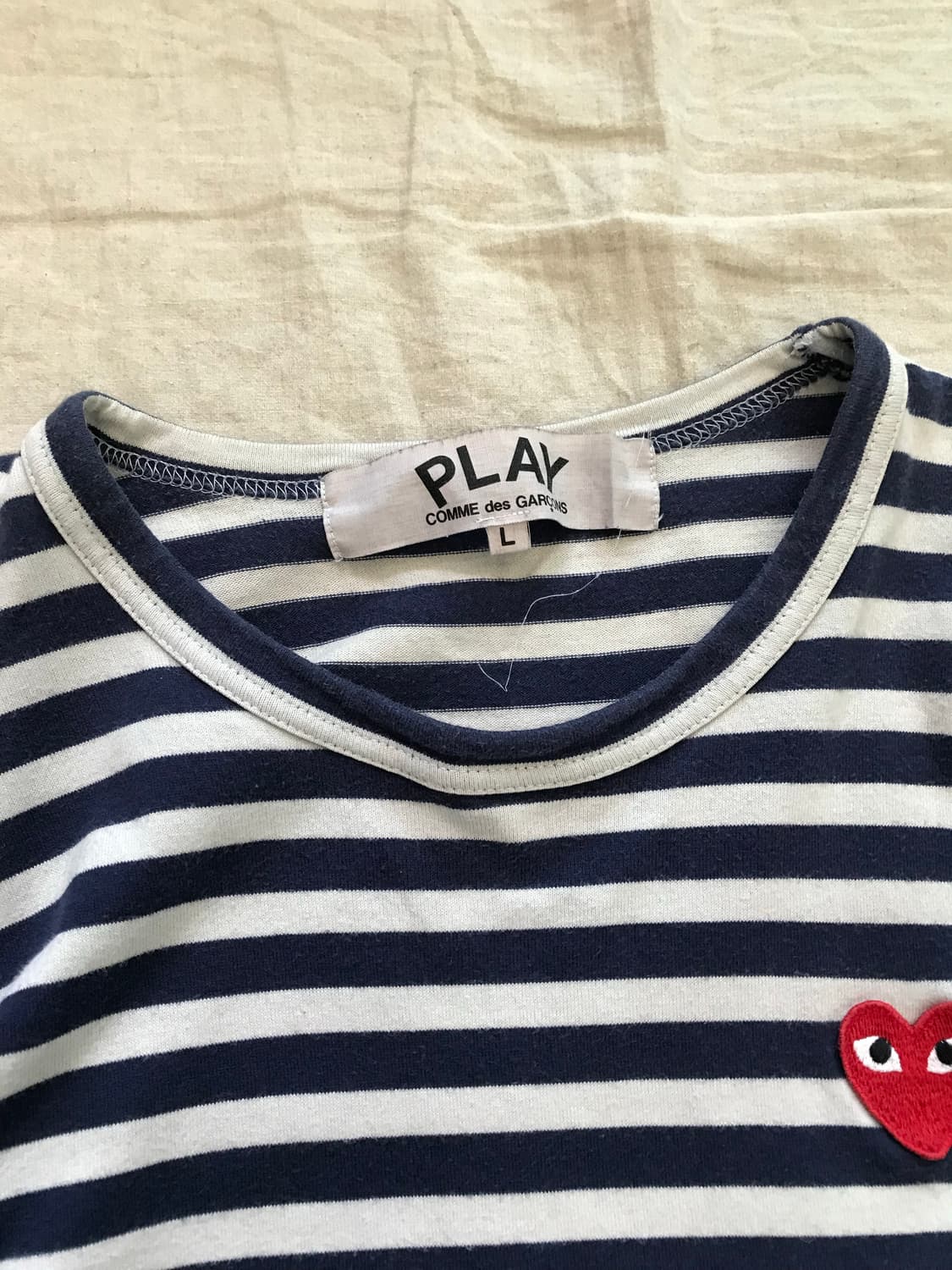 꼼데가르송 레드와펜 스트라이프 롱슬리브 상품이미지6