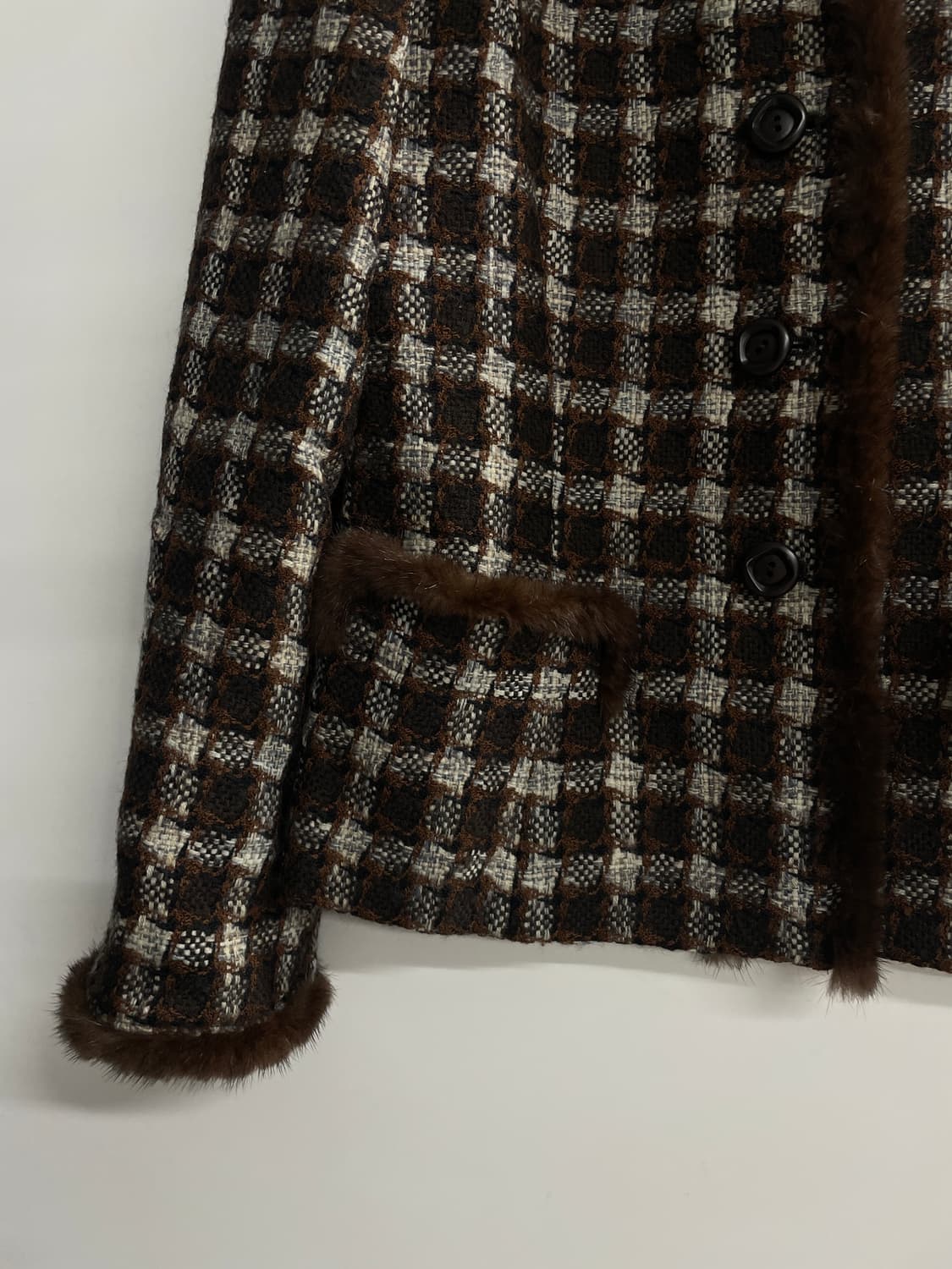 준아시다 밍크 양모 자켓 상품이미지5