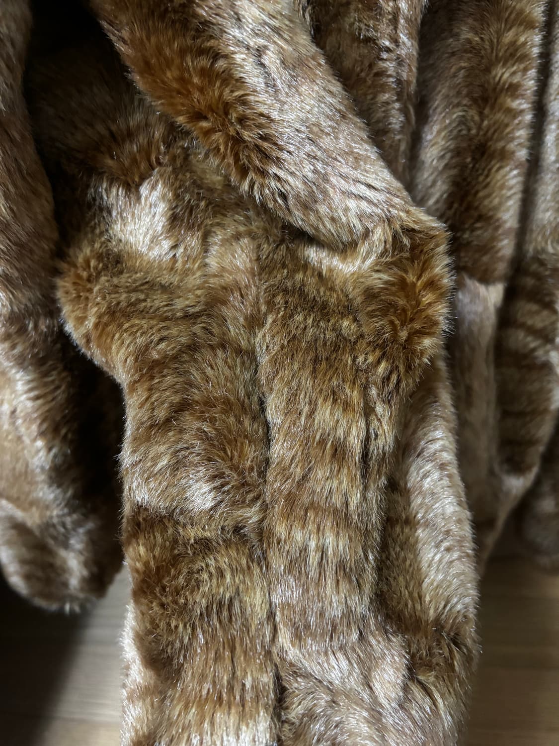 브라운 퍼 자켓(착샷) 상품이미지5