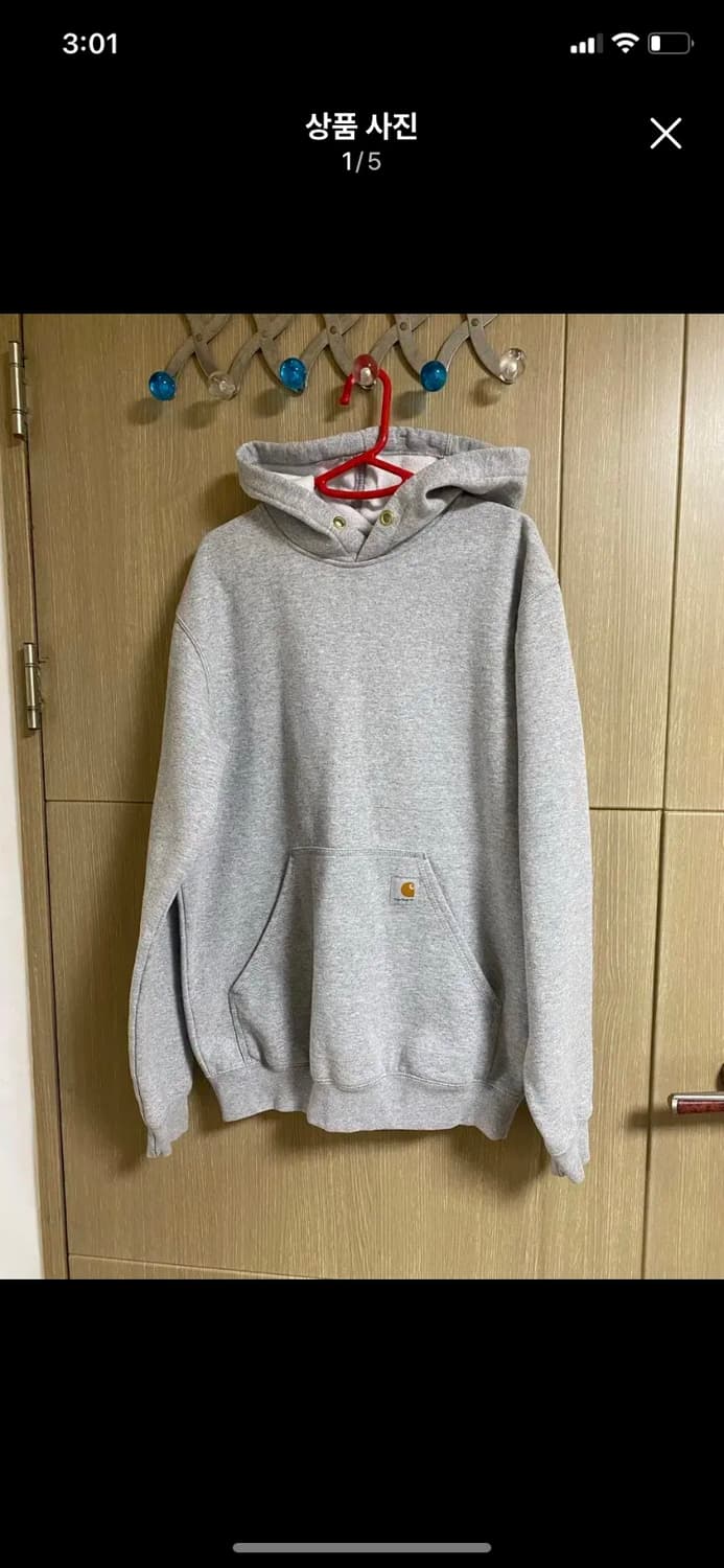 [CARHARTT] 칼하트 루즈핏 후드티셔츠 S사이즈 상품이미지1