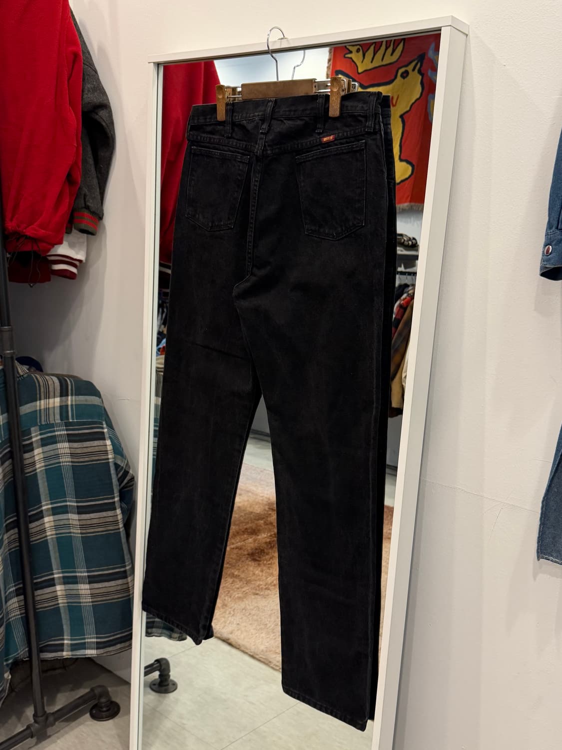 00s Rustler 러슬러 흑청 데님 팬츠 (34inch) 상품이미지5