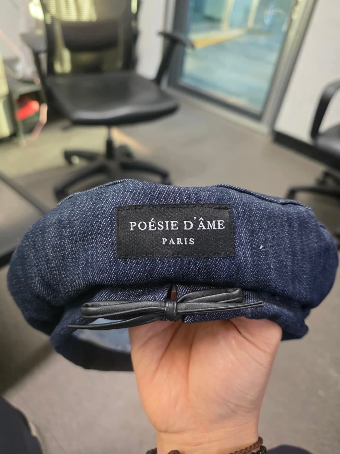 포에지담 데님 베렛 베레모 인디고 상품이미지5