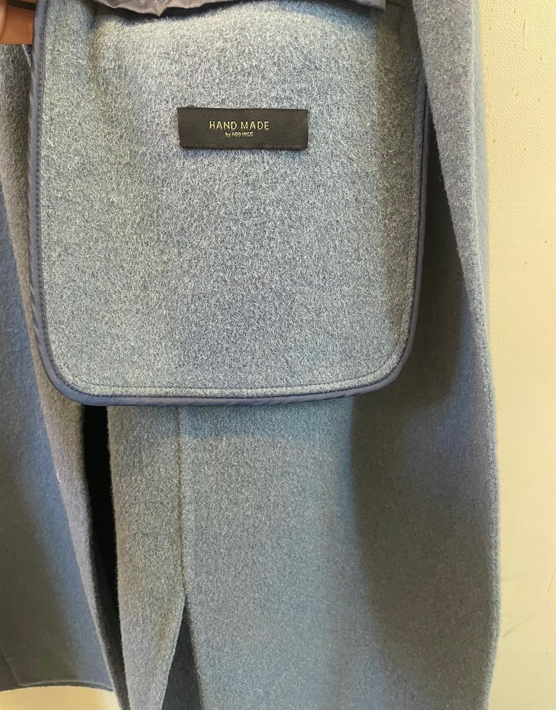 나이스클랍 여성울코트 캐시미어 핸드메이드 모직 롱코트:) 하객룩데이트룩 상품이미지6