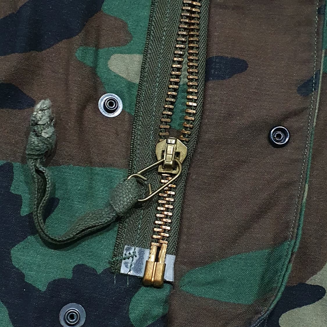M65 필드자켓 우드랜드 카모 m 숏 105 황동지퍼  상품이미지6