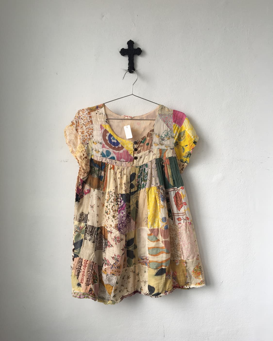 Ethnic mood patchwork blouse 상품이미지2