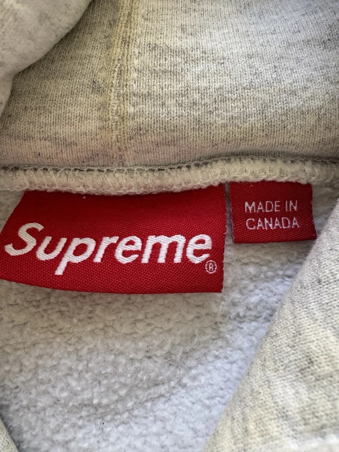 19FW 슈프림 캅 카 후드티 애쉬 헤더 그레이 L 상품이미지4