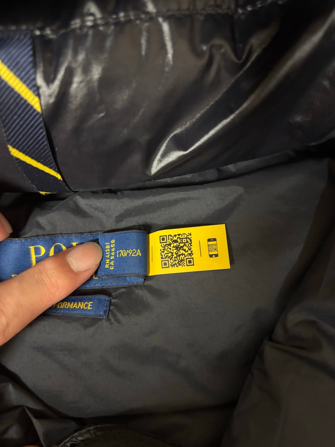 폴로 랄프로렌 고햄 덕다운 유광 패딩 상품이미지3