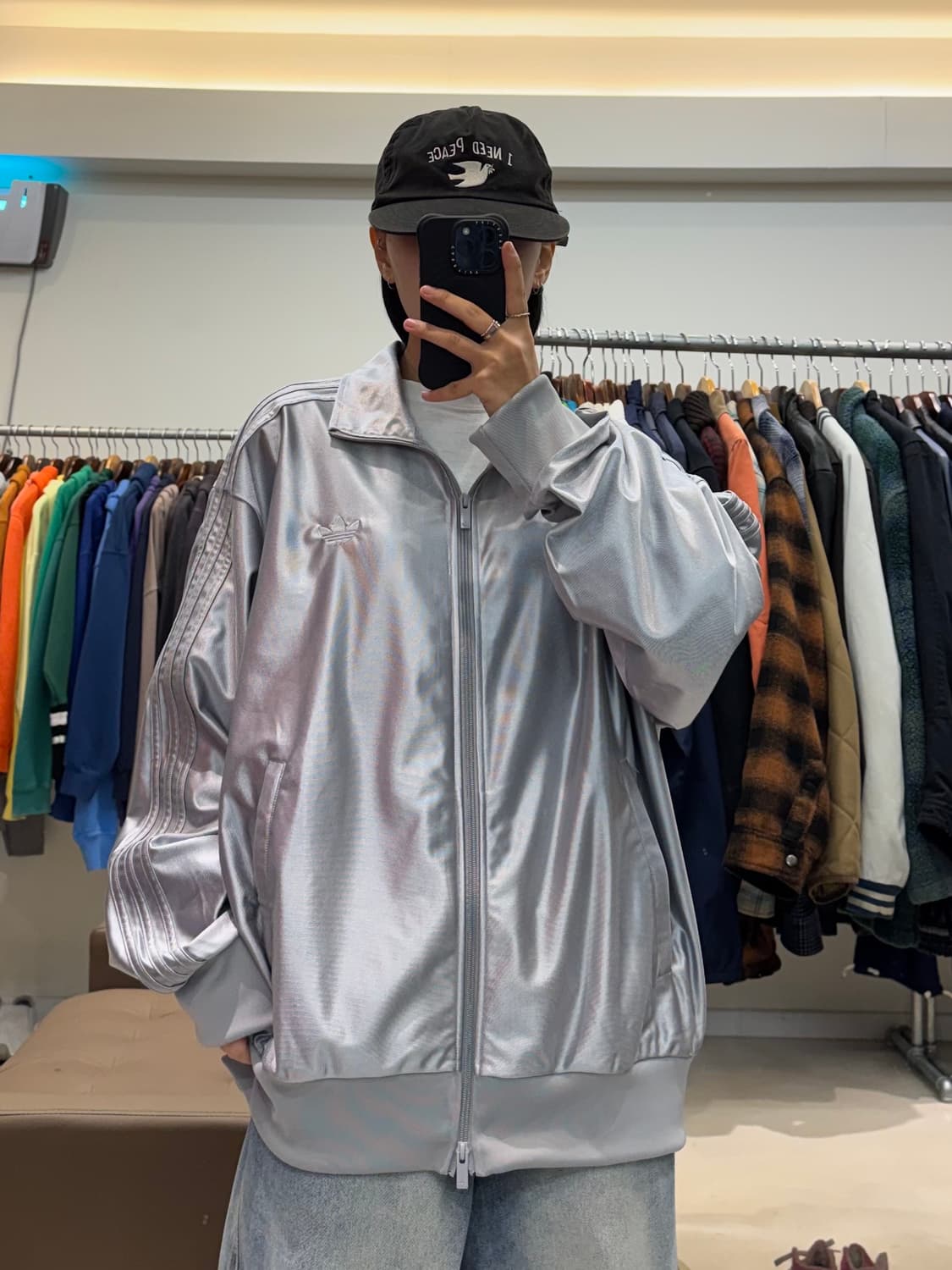 아디다스 pakaian 새틴 져지 상품이미지6