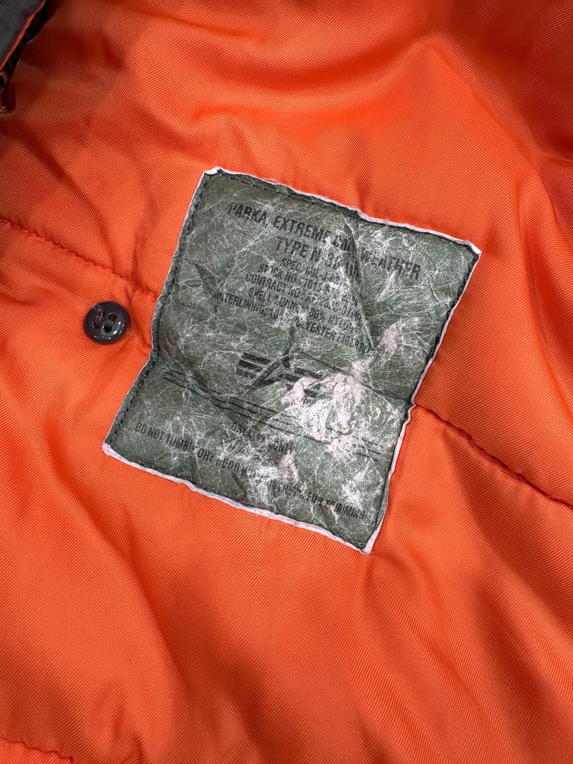 알파인더스트리 N3B 파카 카키 상품이미지5