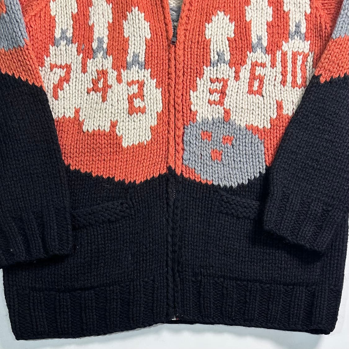 Person’s 퍼슨스 볼링 코위찬 니트 집업 상품이미지2