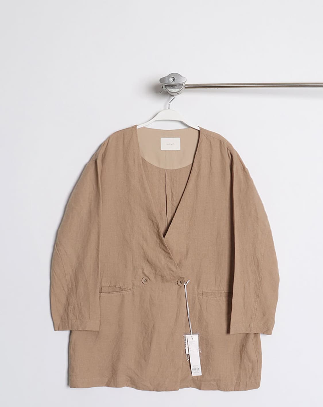 natural by clip Oversized Linen Blazer 상품이미지1