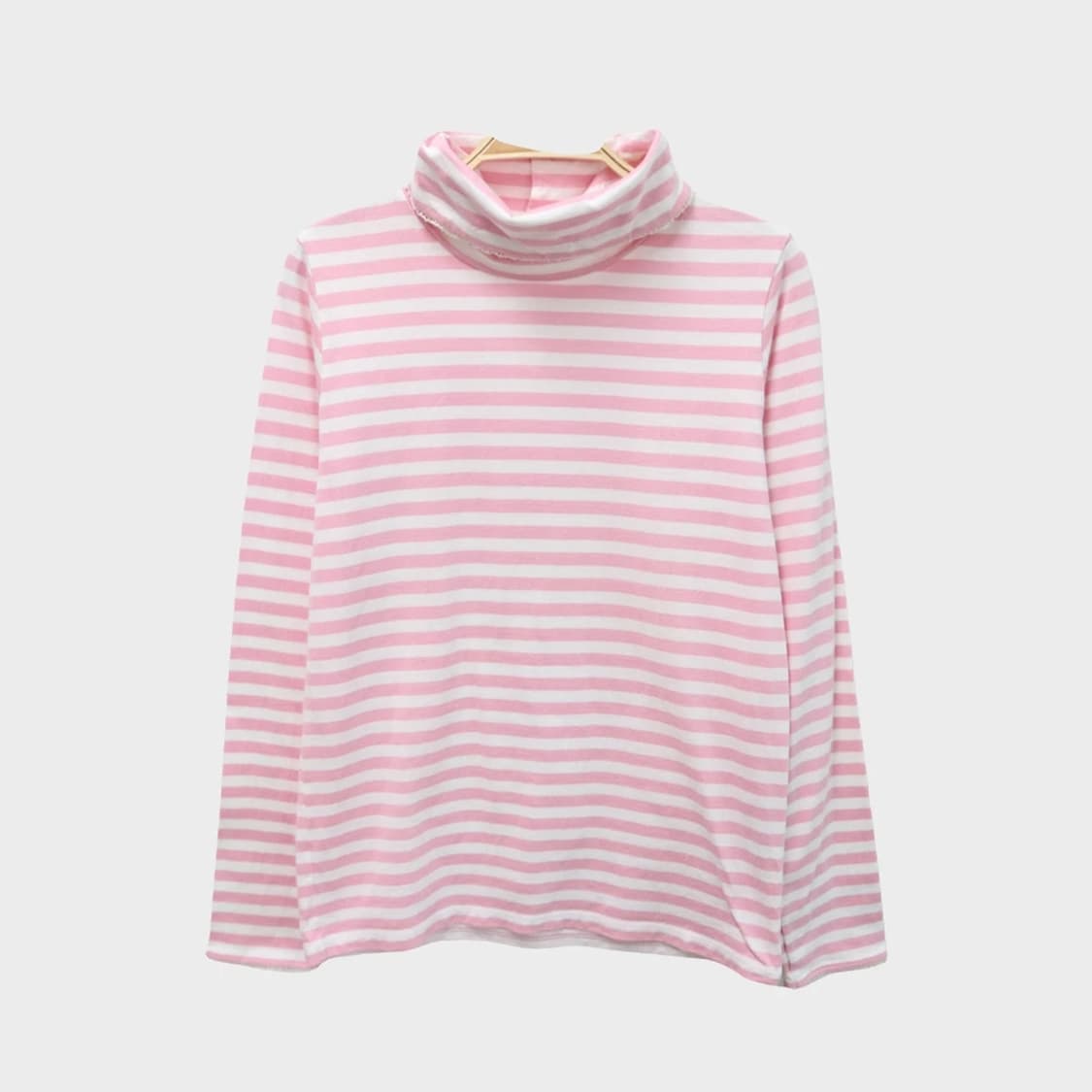 올리브데올리브 스트라이프 터틀넥 티셔츠 60922 상품이미지1