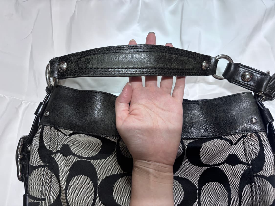 🍒Coach 그레이블랙 숄더백 🍒 코치 가방 상품이미지4